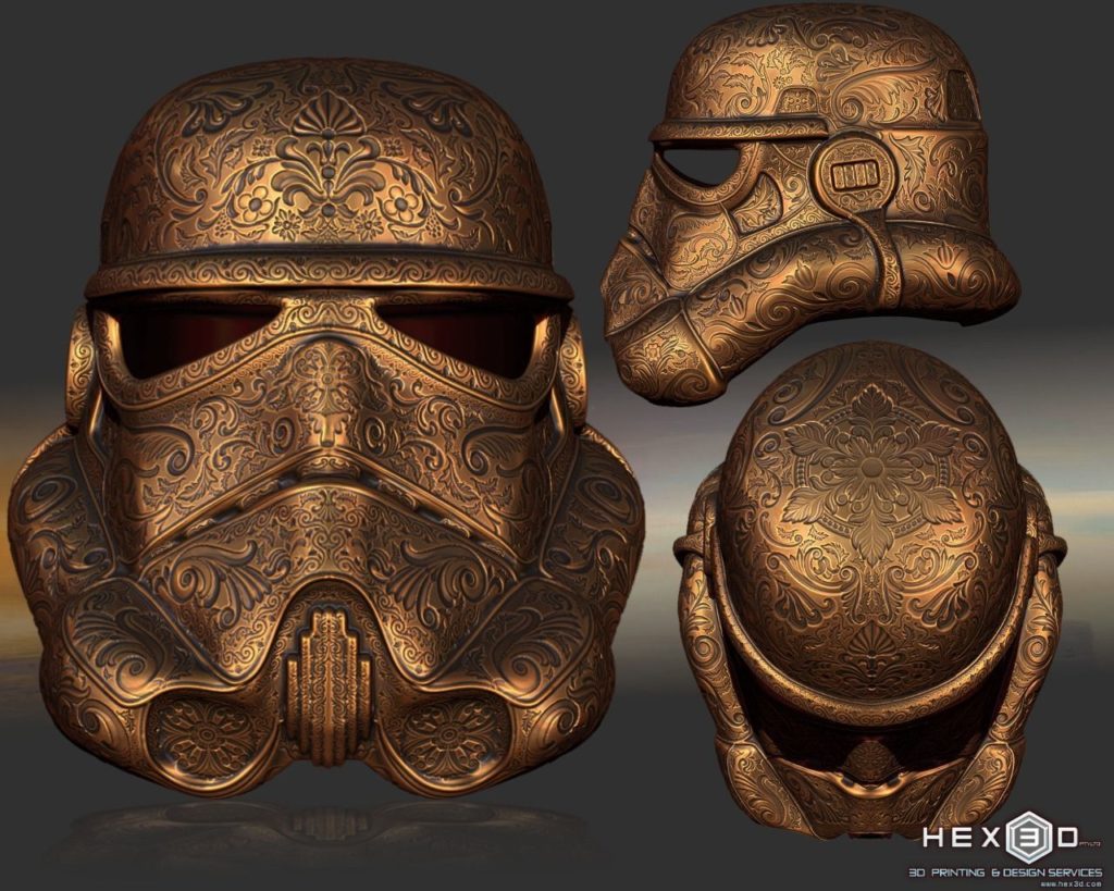 deluxe storm trooper helmet